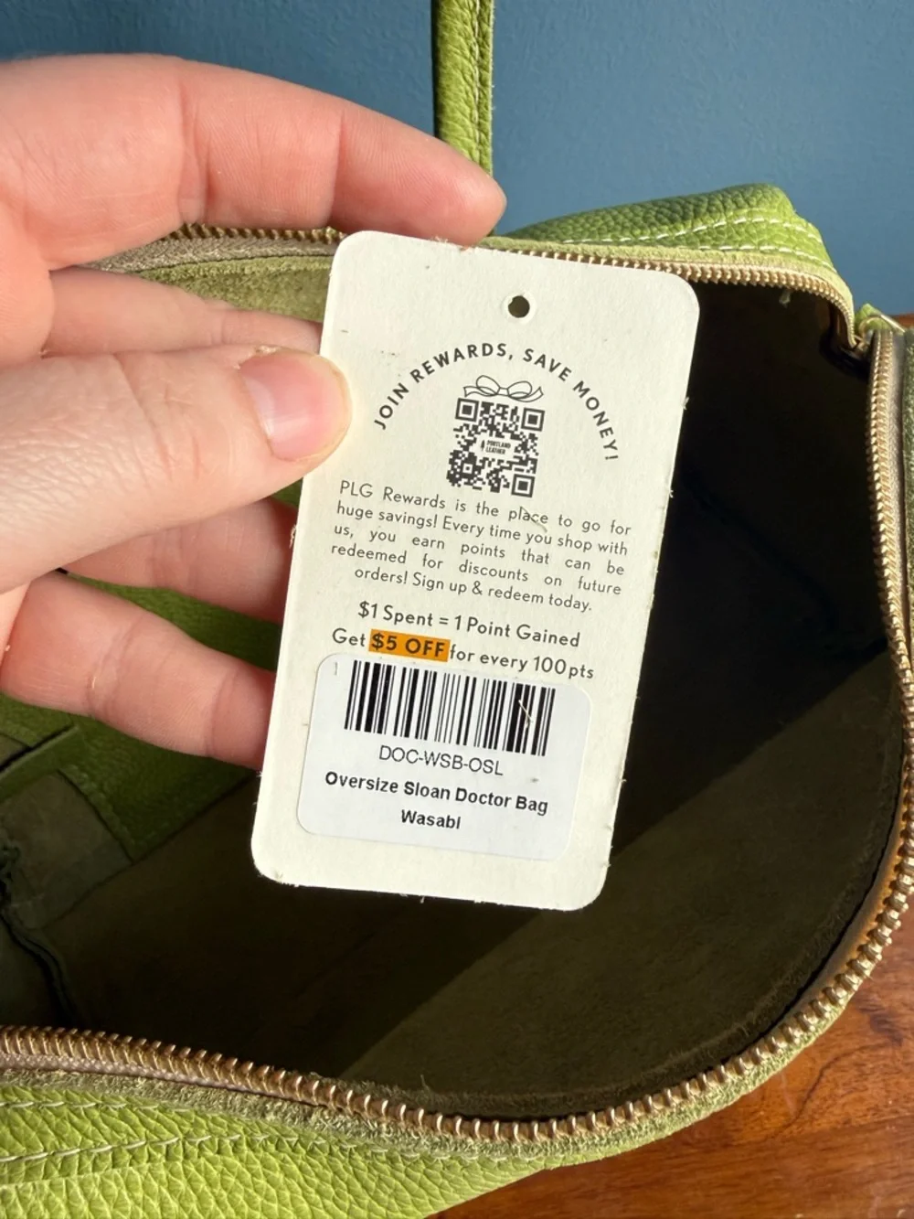 Portland Leather Goods OS Sloan - Wasabi - Picture 6 of 8